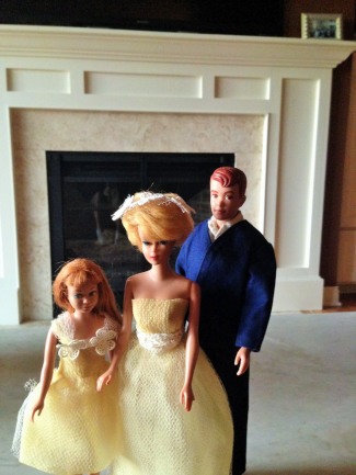Skipper, Barbie, Allan Dressed for a Special Occasion 